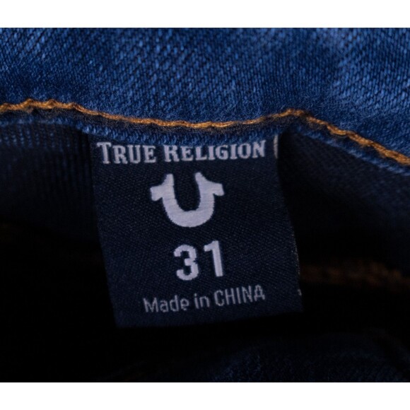 True Religion Becca Mid Rise Bootcut Wash Jeans Women’s 31 x -- Cotton Blend - Picture 4 of 9